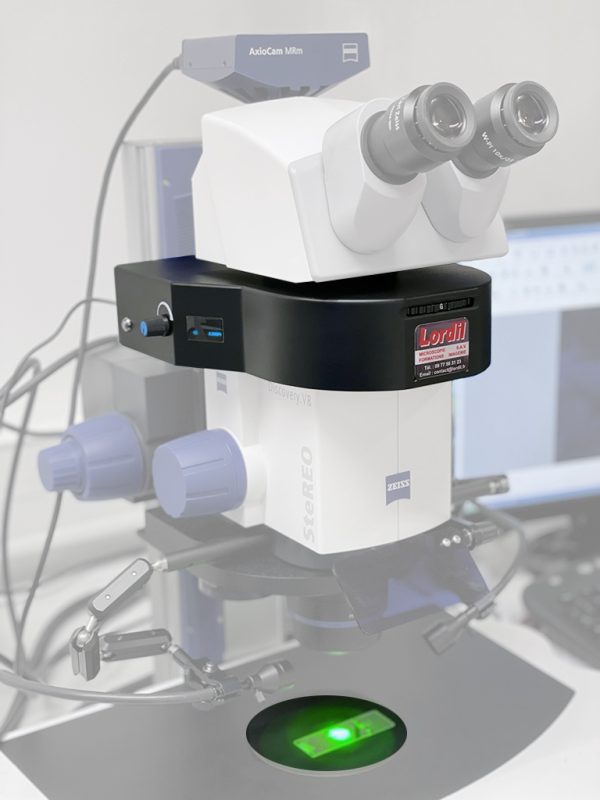 Module pour la fluorescence FluoLED pour Stéréo Microscopes