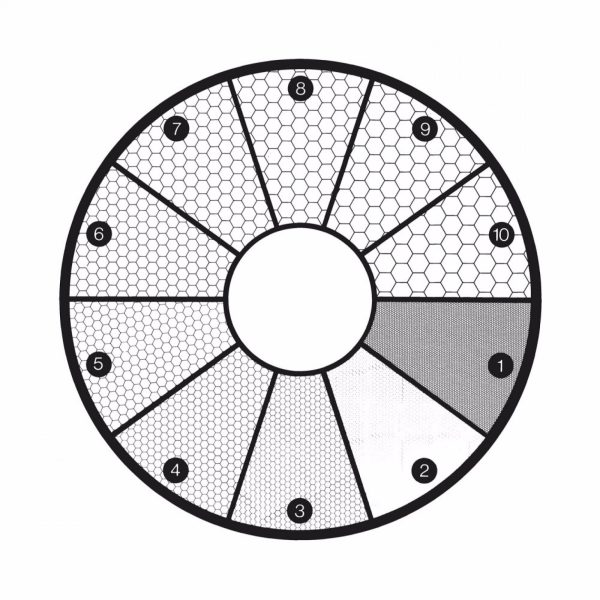 Réticule normé g45 ASTM e19-46