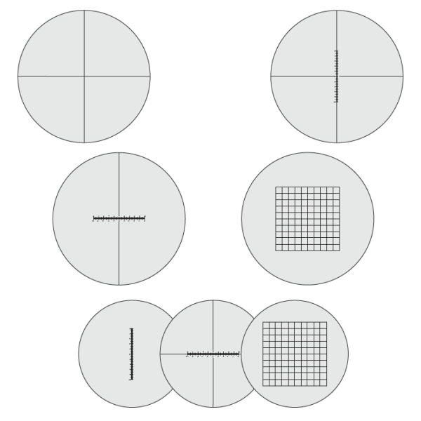 Réticules pour oculaires