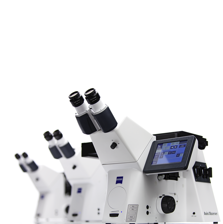 ZEISS AxioObserver 3 5 7 dans leurs configurations pour les Sciences des Matériaux