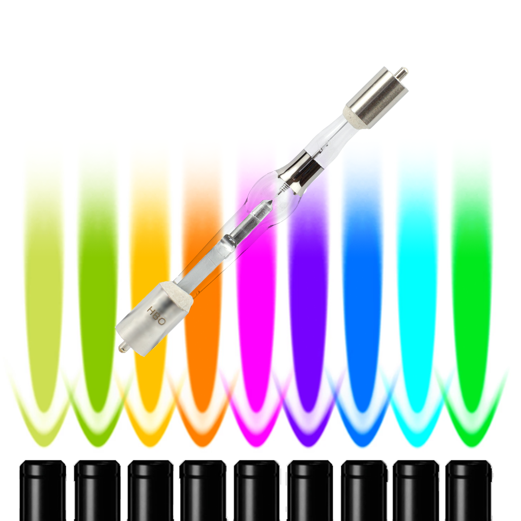 Ampoules LED multicolores et ampoule HBO