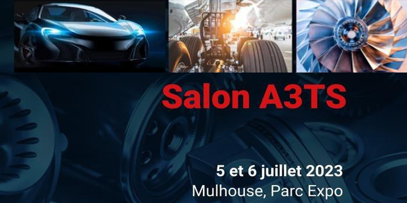 Affiche du salon A3TS 2023 à Mulhouse